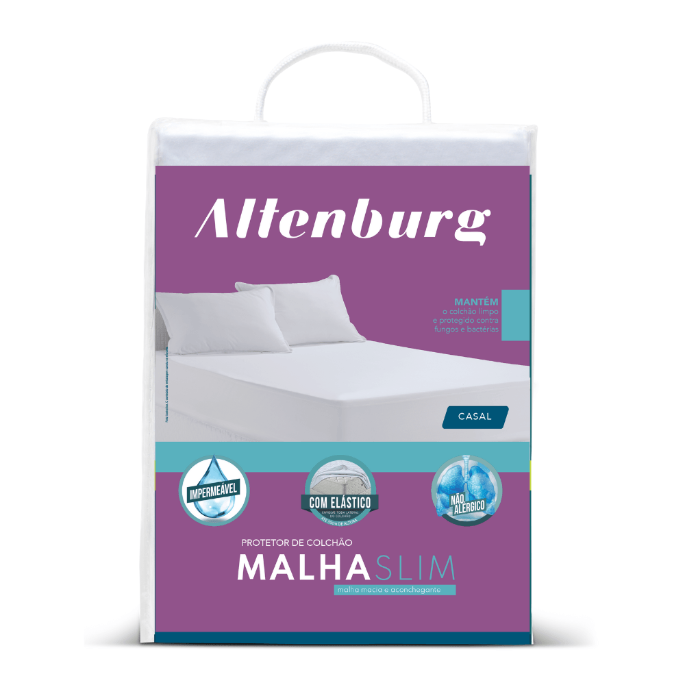 Protetor de Colchão Solteiro Impermeável Altenburg Malha Slim