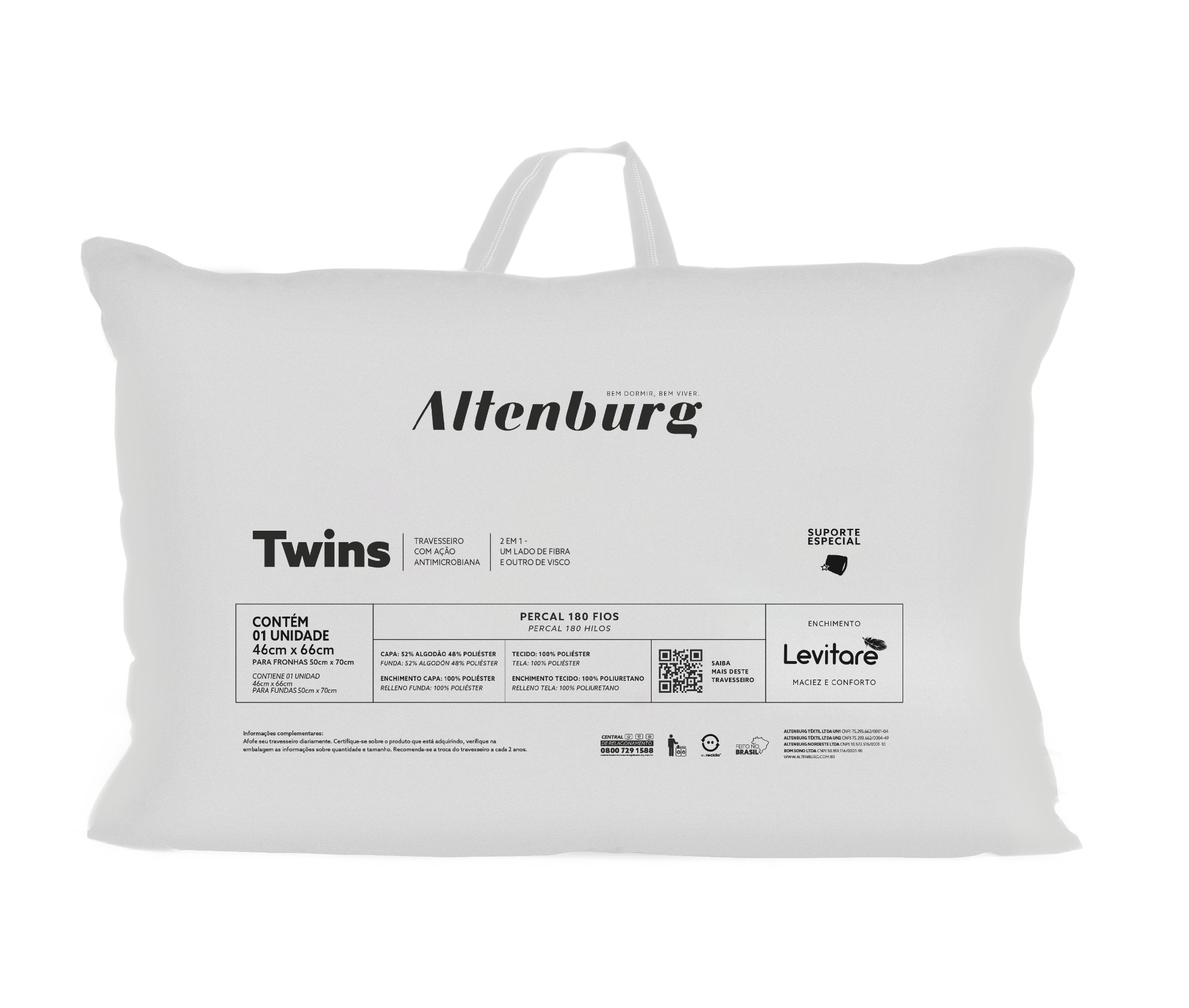 Travesseiro Altenburg Twins