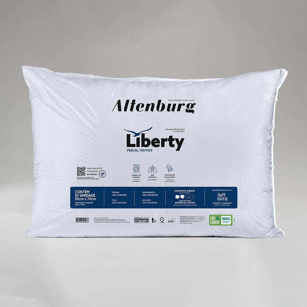 Travesseiro Altenburg Liberty 50cm x 70cm