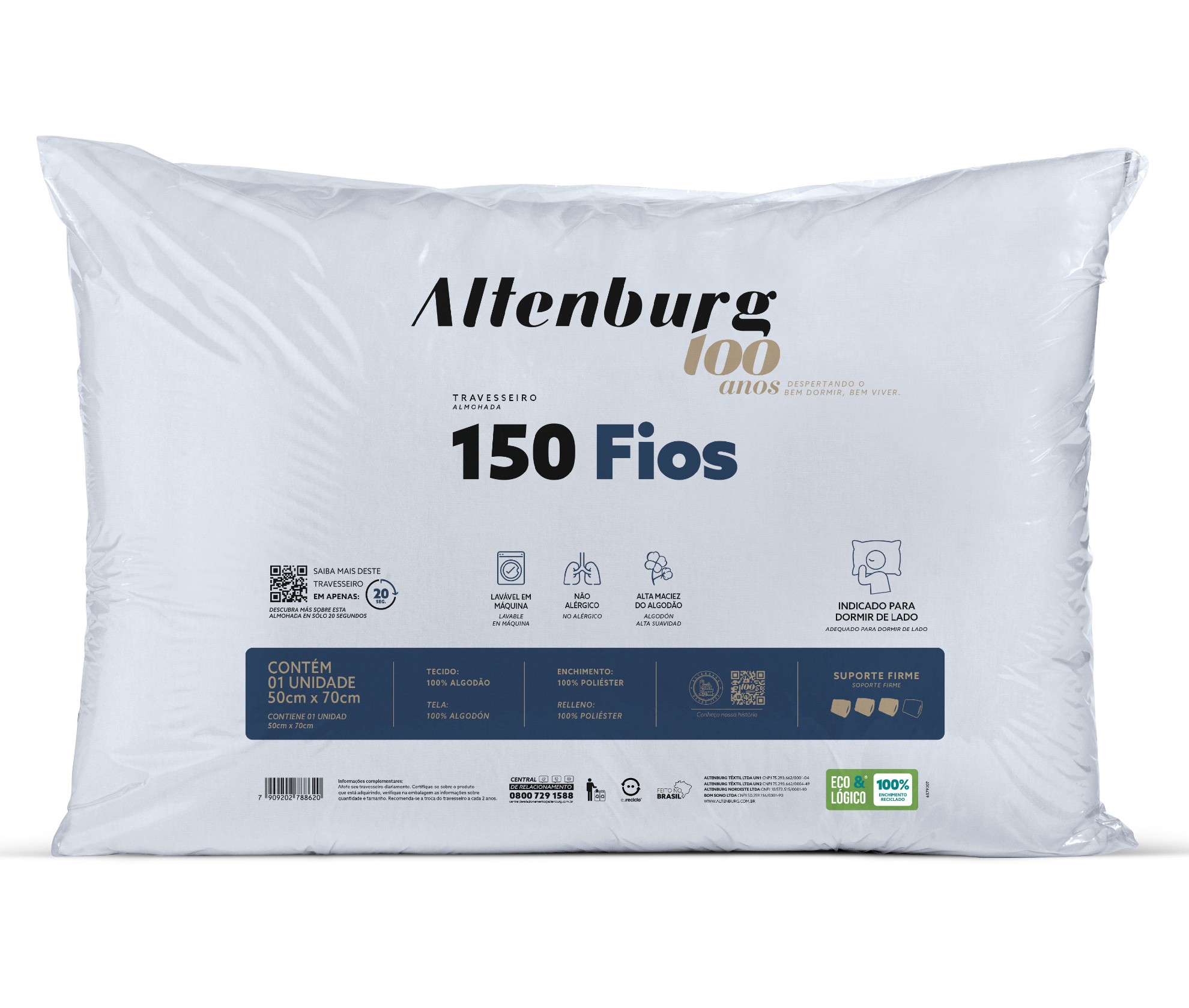 150 FIOS - 100 ANOS - ESSENCIAIS - PRODUTO Padrão BNU: